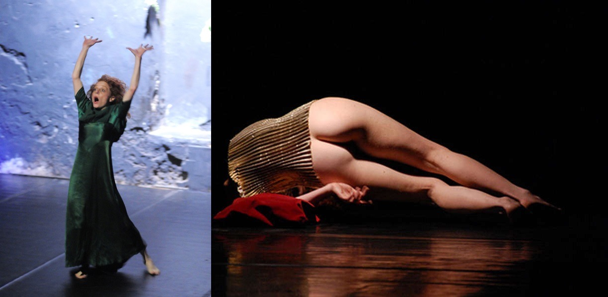 Alessandra Cristiani, Italian contemporary dancer and choreographer. Bottom picture: