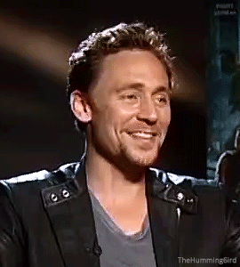 The Tom Hiddleston Guide To Deflecting Ridiculous Questions 101: Laugh; Blush; Be Adorably Bashful; 