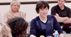 auburnrecluse:  I will never get over how young and adorable they both look in this readthrough. They look like college students who just woke for an early lecture. 