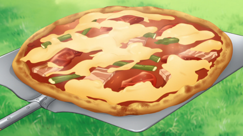 Real Anime Food — Hachiken's Party Pizza!