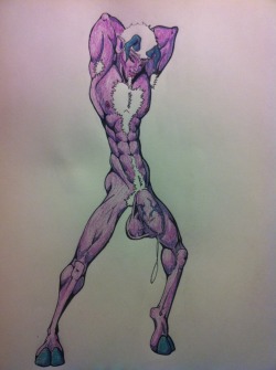 inkandmagic:  naked teifling!  Awesome pic/ rendering