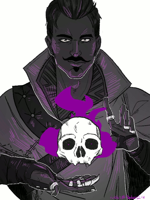 kay-jo-mackie: An “animated” Necromancer Dorian because it’s just not drawn/w