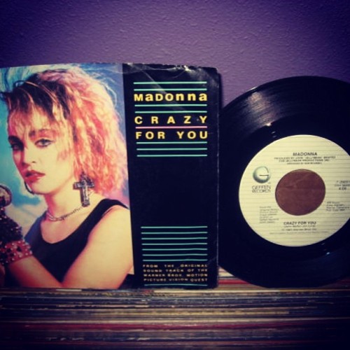 justcoolrecords:  Awww baby #madonna fresh in the shop! #vinyl #records #45s #80s #pop 