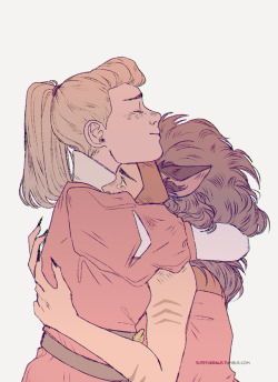 sutefudraws:   “And I will hold you down