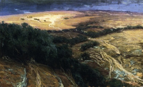 artist-tanner:A View in Palestine, 1899, Henry Ossawa Tanner