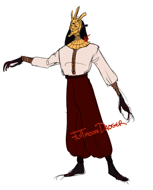 fullmoondaggers-art:Sure he lives in a volcano but he could at least cover up!!!!!! anyways here’s a