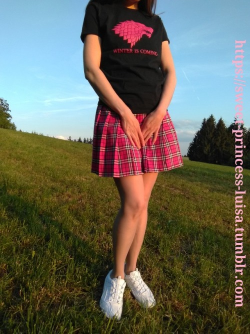 sweet-princess-luisa:What is under my skirt is not for you. Of course not, Princess. Even just THINK