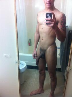 billy-lovespenis72:  straightmenworshipping:  guysworthexposing:  Wow Tyler J. Marzan from Hawaii has a HUGE uncut cock! That looks like a lethal weapon!  HORSE HUNG  Wow!