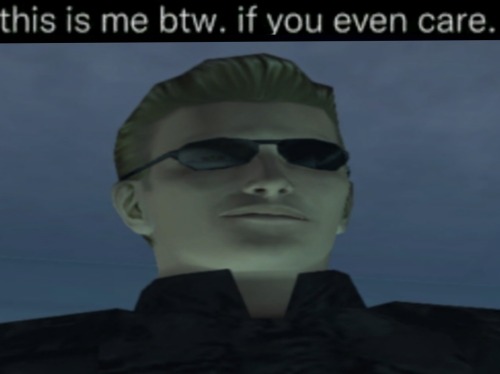 Guys I'm Literally Wesker (no)