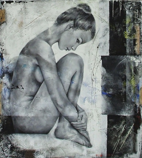 artbeautypaintings:Figura sospesa - Marco Rubiero