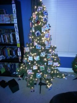  I got my tree up, with all my decorations!