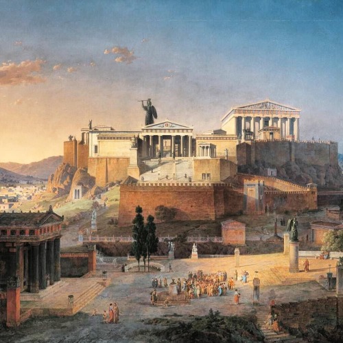 ancientarchaeology:Akropolis by Leo von Klenze Description German architect, painter and writer Obje