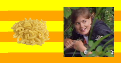 Ace Mcshane from Doctor Who is making fucking mac and cheese, and nobody can stop her!