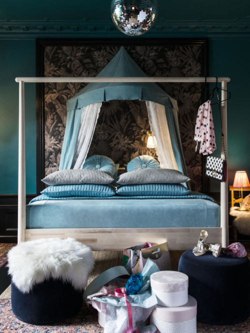 DIY Glamorous Bedroom filled with IKEA HacksThis room was designed for IKEA by Maryam Mahdavi, part 