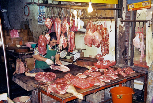 Butcher Tamsui TaiwanFilm scan from between 2002 and 2005