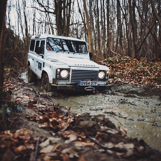 mrbenbrown:  Messing around in the mud in a @LandRover is serious business 😉 @nicoleeddy