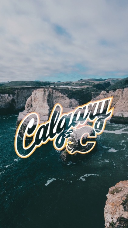 Calgary Flames logo + nature /requested by @onedirectionlovesmuh/