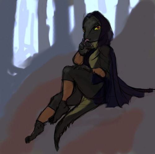 #anthro #reptilian #scalie #lizard #lizardgirl #mypaint #reptoid #female #myocs #reptile #furry #monstergal