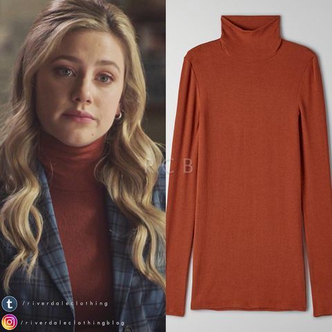 Riverdale Fashion Identification — Betty Cooper wears the Wilfred 'Only'  turtleneck