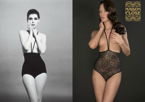 thelingerieaddict:  Flashback/Flashforward: 12 Classic Lingerie Silhouettes RevisitedCredits, top to bottom:Rudi Gernreich High Waist Strappy Knickers on left. Maison Close High Waist Strappy Knickers on right.Rudi Gernreich bodysuit on left. Kallisti