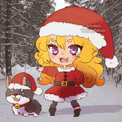 ammietty:  Merry Christmas! Happy Holidays! Have a Yangy Criimas!!Ko-fi / Twitter / Youtube / Twitch / Patreon