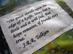 Galadriel’s counsel to the fellowship at