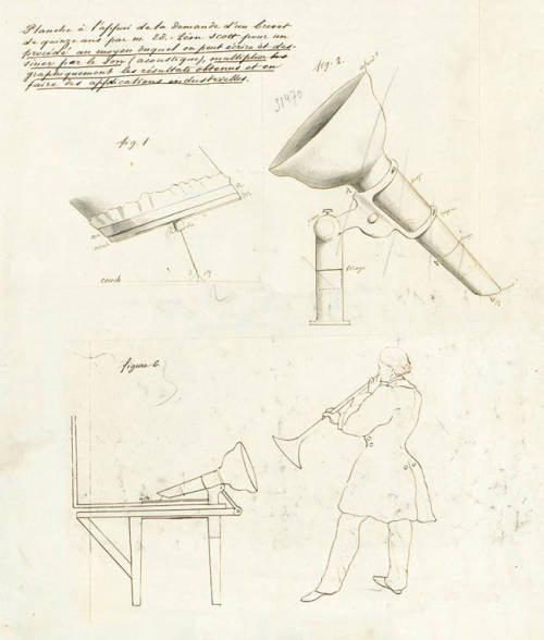 Oggi celebriamo Leon Scott de Martinville (1817 - 1879), scellerato inventore che il 25 Marzo 1857 b