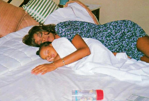 whitney-houston:Whitney Houston with her daughter Bobbi Kristina Brown