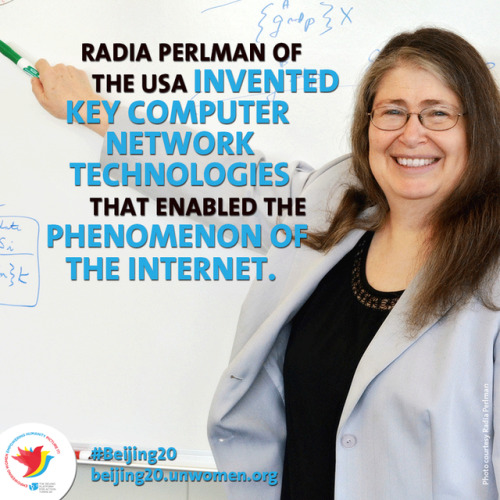 “Radia Joy Perlman (born 1951) is a software designer and network engineer. She is most famous for h