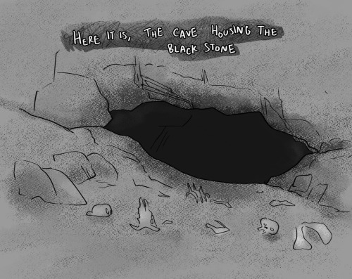frankly would not be at all surprised if they do end up in yet another fucking cave before the end of this