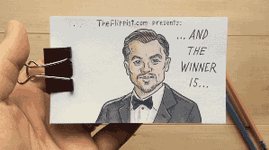 Porn gifsboom:  Leonardo DiCaprio Oscar Winning photos