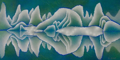 jareckiworld:Qiu Deshu (仇德树) — Fissuring II  (ink wash painting, 2016)