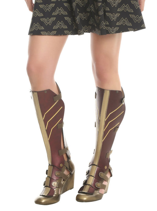 Wonder Woman wedge boots - Tumblr Pics