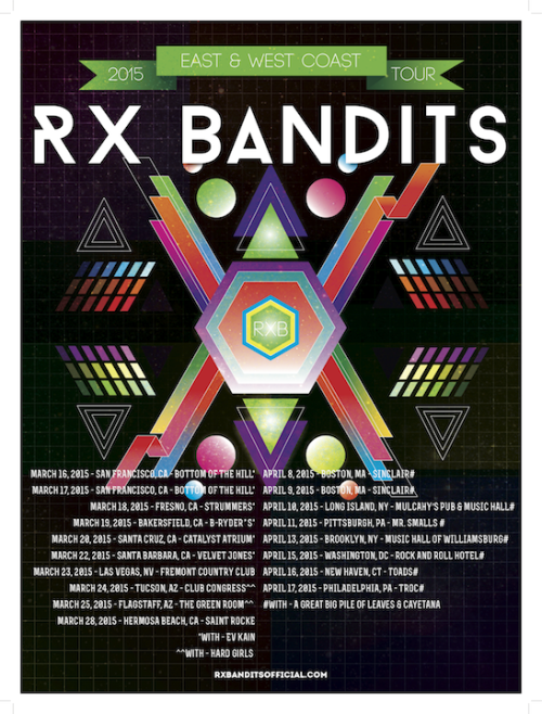 RX Bandits announce summer tour — PropertyOfZack
