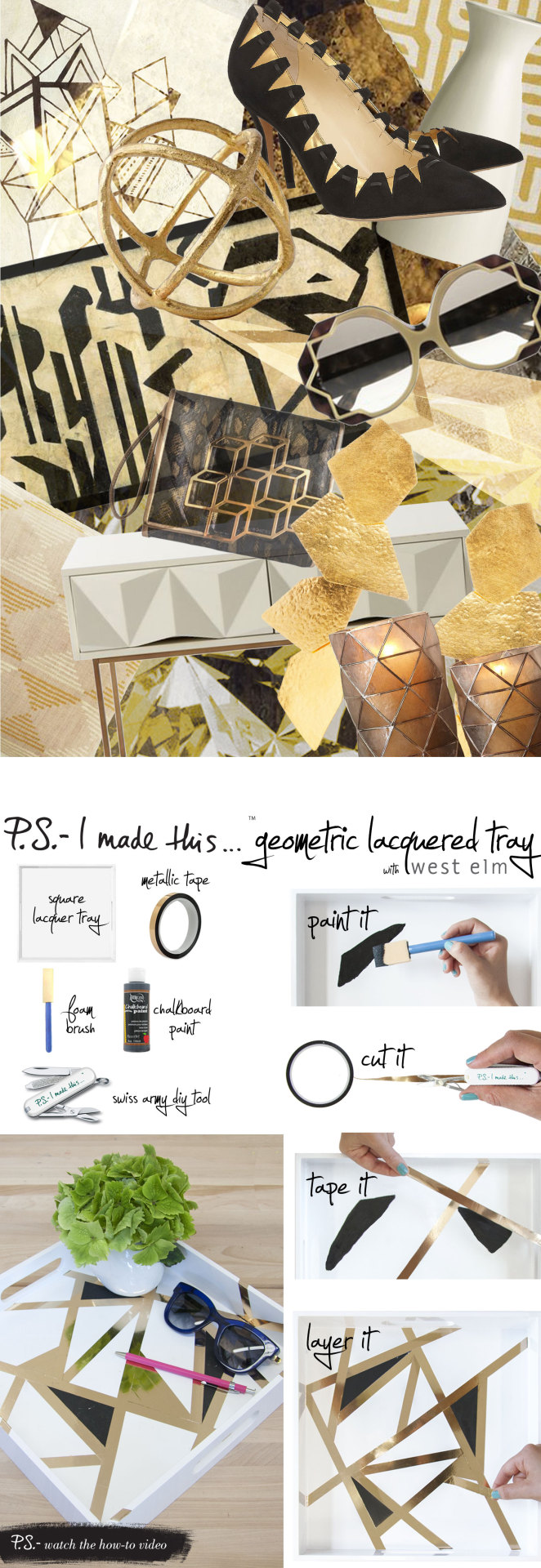 40+ Painted Trays to Decorate Your Home - Mod Podge Rocks