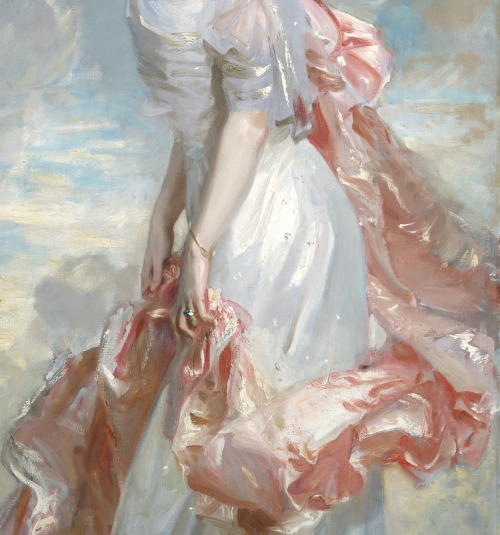 the-garden-of-delights: “Miss Mathilde Townsend” (1907) (detail) by John Singer Sargent (1856-1925).