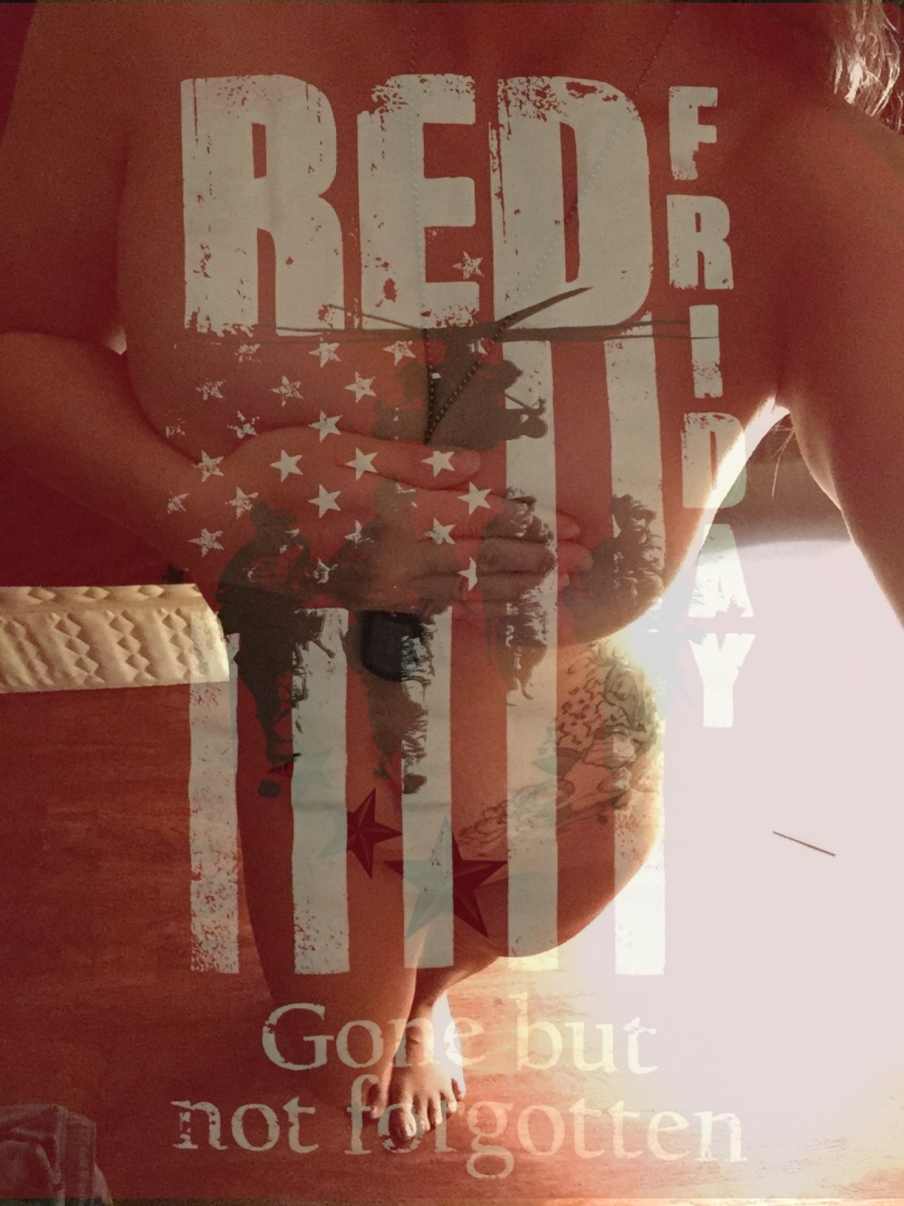 lifeofgorgeouschaos32:  A little late, but never forgotten! RED Friday. Remember