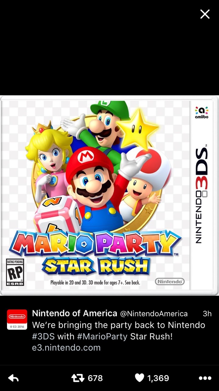 thefingerfuckingfemalefury:  brookietf:  hocotate:  Mario Party Star Rush’s box