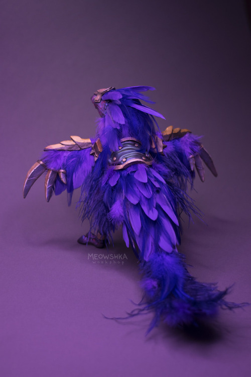 Voidtalon of the Dark Star: moveable handmade art doll