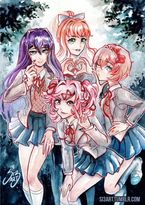 si3art: Welcome to the Doki Doki Club~♡