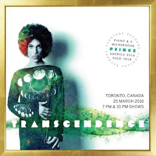 PrinceTranscendence25th March 2016 (Show 1)Sony Centre For The Performing Arts, Toronto21st March 20