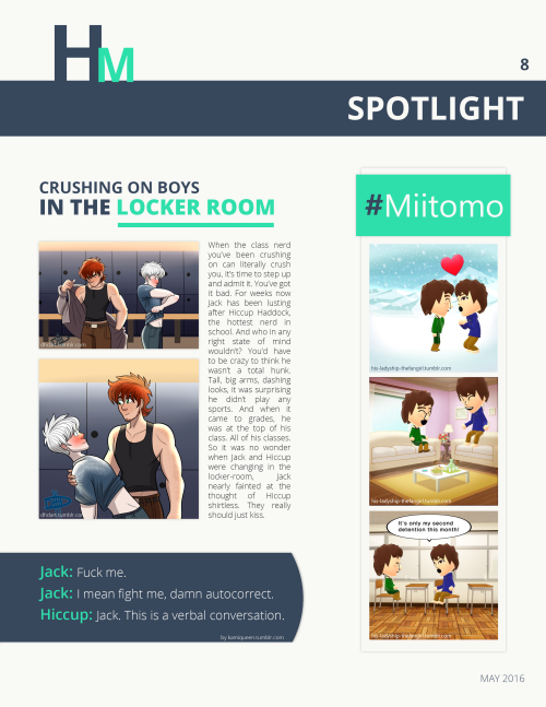 crisall:  Hijack Monthly: May Celebrate your newfound summer with this months issue.   Featured Artist tomoesinferno​   Editors Pick   i-have-serious-brainfreeze   Fanfics Pluviophile by Hijacked-adventures Frozen Dragon by Vexcintdream Hijack Prince