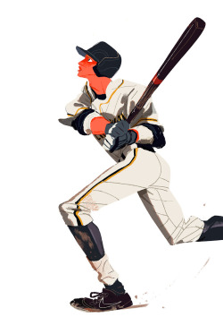 mmcoconut:  Baseball got me drawing againsorry