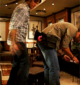 haleyjamesarchive:  jared padalecki in the supernatural gag reel → season two
