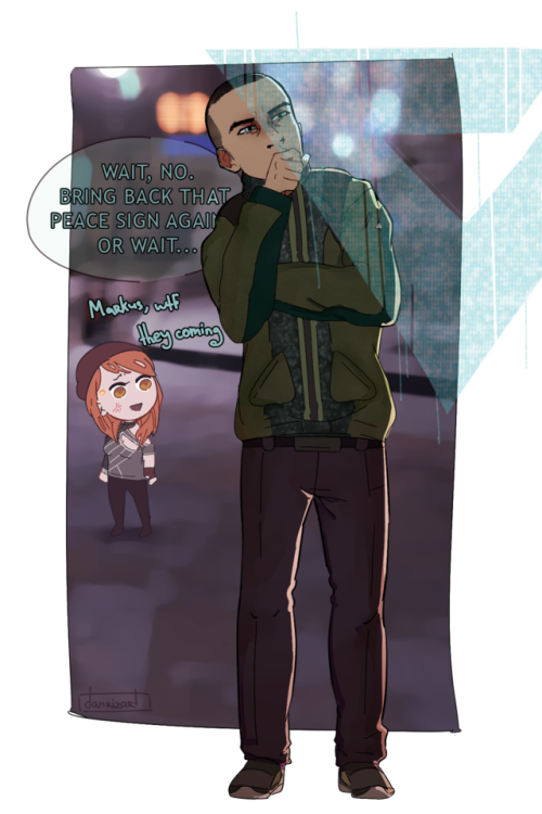nock-and-bolt:danrizart: Detroit Become Human is a game of tough choices. Omg I love this so much 