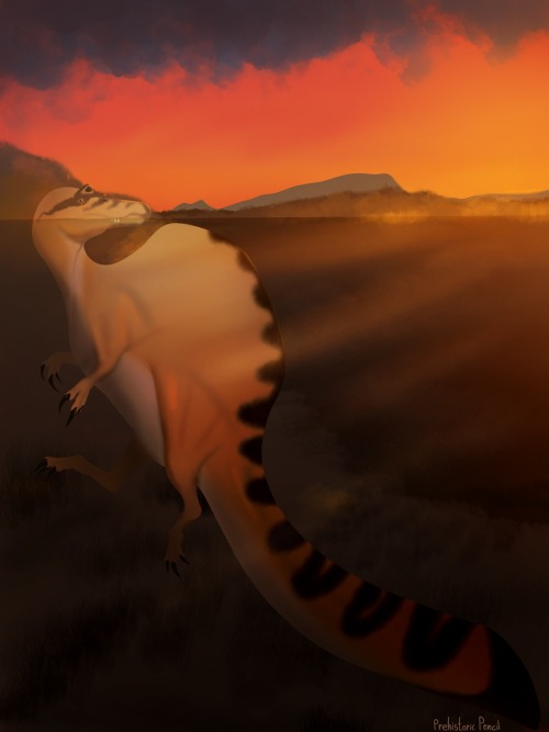 A Peaceful Evening In The Late Cretaceous.