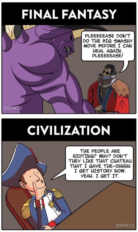 gamerzgalaxy:  If Videogame Characters Spoke Like Their Gamers.Created by: Julia Lepetit and Caldwell Tanner | via Dorkly.