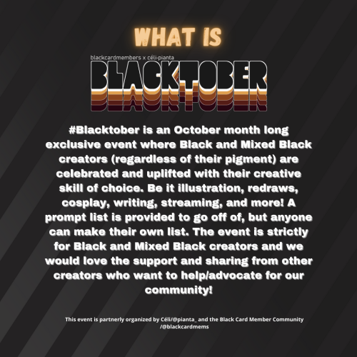 pianta: BLACKTOBER 2021 Thank you to everyone who participated last year and gave feedback for this 