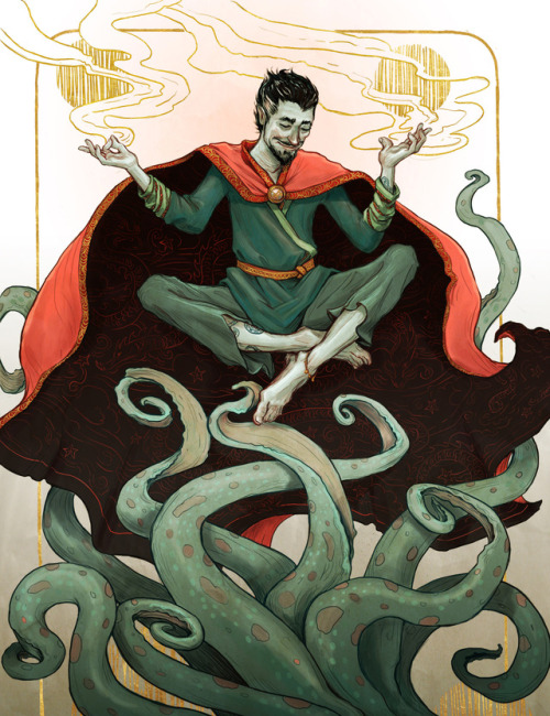 Doctor StrangeI think he looks pretty happy with his tentacles :)