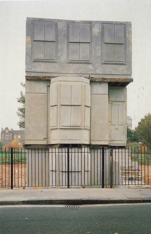 poetryconcrete:House - Negative Space - Concrete, Rachel Whiteread, 1993.